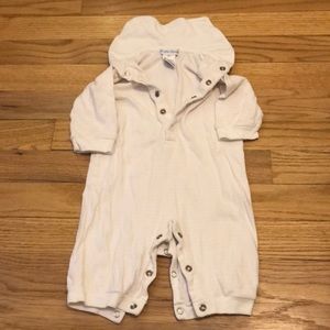 Ralph Lauren 6m long sleeved striped baby onesie with sailor collar